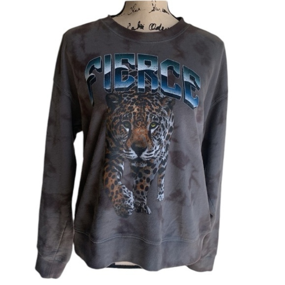 David Lerner New York Fierce Tiger Sweatshirt Sz Small